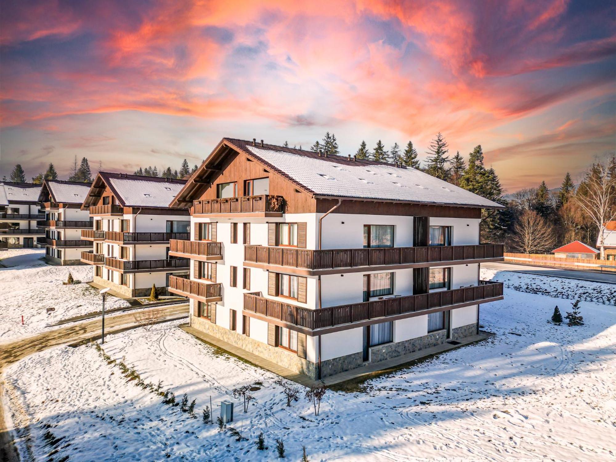 Albert Residence Aparthotel Grand Chalet With Free Spa Access To Alpin Resort Poiana Brasov Extérieur photo